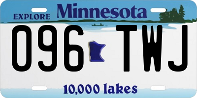 MN license plate 096TWJ