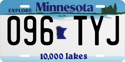 MN license plate 096TYJ