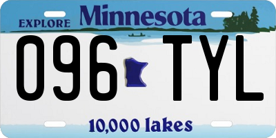 MN license plate 096TYL