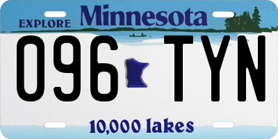 MN license plate 096TYN