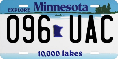 MN license plate 096UAC