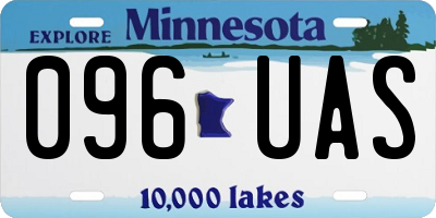 MN license plate 096UAS