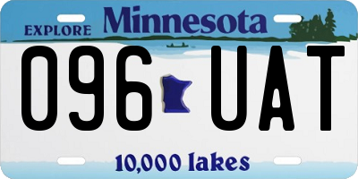 MN license plate 096UAT
