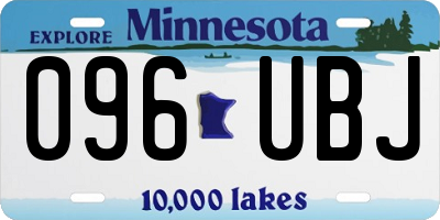 MN license plate 096UBJ