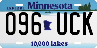 MN license plate 096UCK