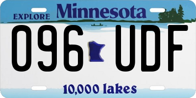MN license plate 096UDF
