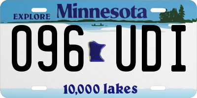 MN license plate 096UDI