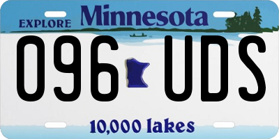 MN license plate 096UDS