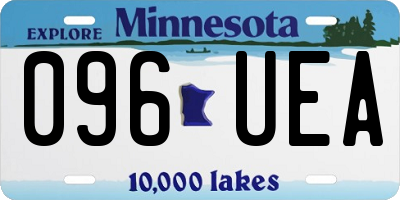 MN license plate 096UEA