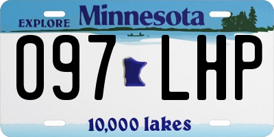 MN license plate 097LHP