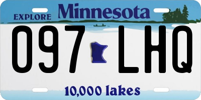 MN license plate 097LHQ