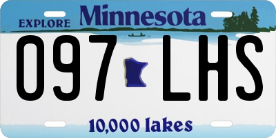 MN license plate 097LHS