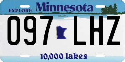 MN license plate 097LHZ