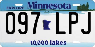 MN license plate 097LPJ