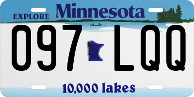 MN license plate 097LQQ