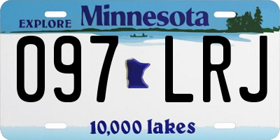 MN license plate 097LRJ