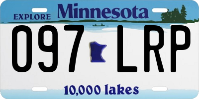 MN license plate 097LRP