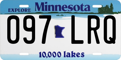 MN license plate 097LRQ