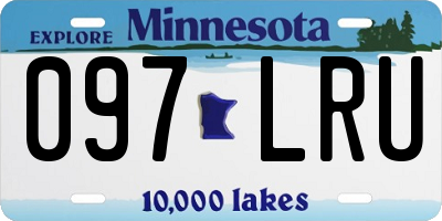 MN license plate 097LRU