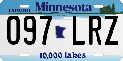 MN license plate 097LRZ