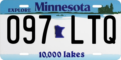 MN license plate 097LTQ