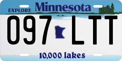 MN license plate 097LTT