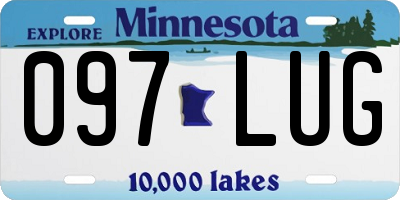 MN license plate 097LUG