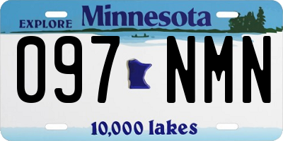 MN license plate 097NMN