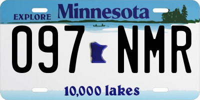 MN license plate 097NMR