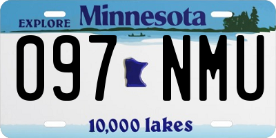 MN license plate 097NMU