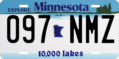 MN license plate 097NMZ