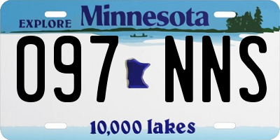 MN license plate 097NNS