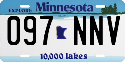 MN license plate 097NNV