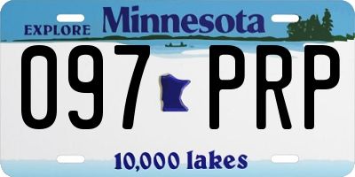 MN license plate 097PRP