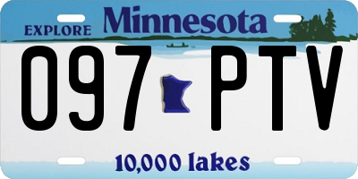 MN license plate 097PTV
