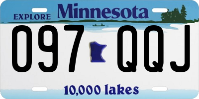 MN license plate 097QQJ