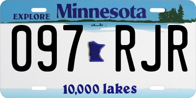 MN license plate 097RJR