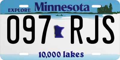 MN license plate 097RJS
