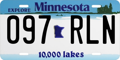 MN license plate 097RLN