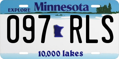 MN license plate 097RLS