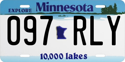 MN license plate 097RLY