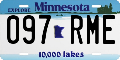 MN license plate 097RME