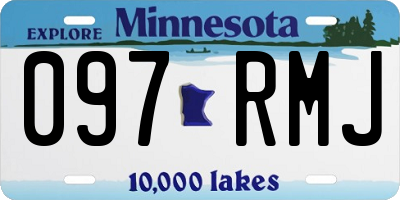 MN license plate 097RMJ