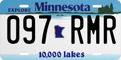 MN license plate 097RMR