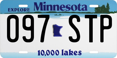 MN license plate 097STP