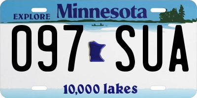 MN license plate 097SUA