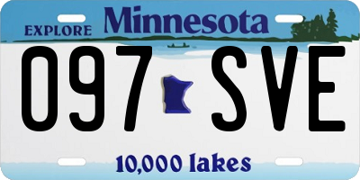 MN license plate 097SVE
