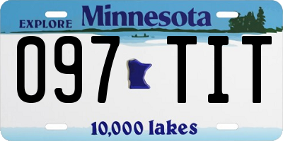 MN license plate 097TIT