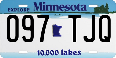 MN license plate 097TJQ