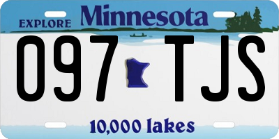 MN license plate 097TJS
